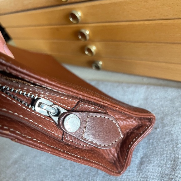 Burberry brown leather clutch, bag, make up bag - Picture 4 of 5